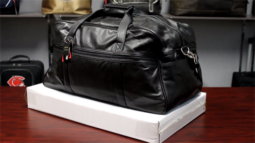P6205 Leather Duffle