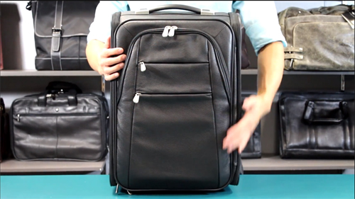 P6221 Leather Luggage Folding Bag